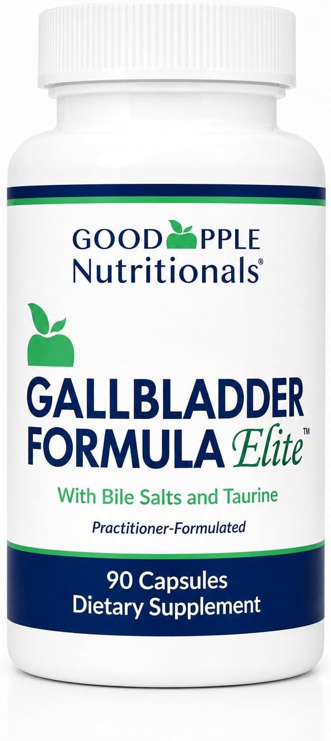Gallbladder Formula Elite – Purified Bile Salts & Taurine – Supports Bile Flow, Fat Digestion & Digestive Comfort – for Those with or Without a Gallbladder – 90 Capsules