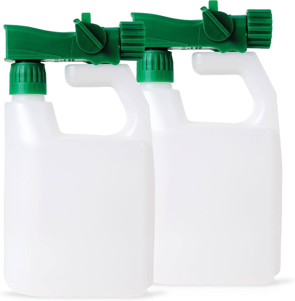 2-Pack Garden Hose End Sprayer | Multipurpose Lawn Attachment with 100 to 1 Mixing Ratio | Garden Sprayer for Lawn Care, Fertilizing, Car Wash & Outdoor Use | 32 ounce
