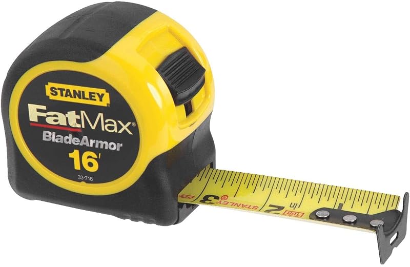 Herramientas Stanley 33-716, paquete de 6, 16 pies. Regla de cinta Fat Max