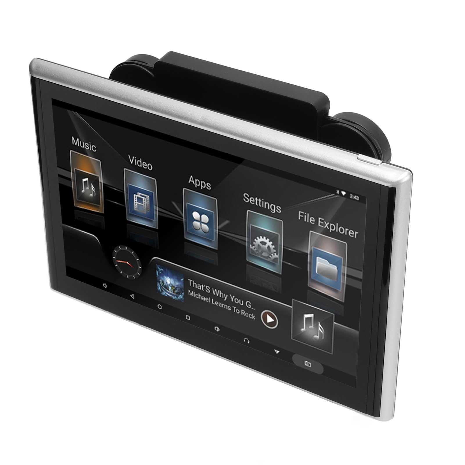 KIMISS Lecteur Vidéo D'appui-tête de Voiture 9 Pouces Lecteur DVD D'appui-tête Portable pour Enfants HD 1920 X 1200 Moniteurs D'appui-tête à écran Tactile Prise en Bluetooth