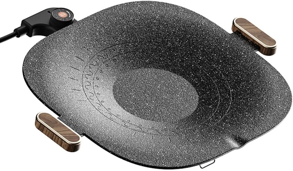 Indoor Electric Grill With Removable, Dishwasher Safe Nonstick Plates