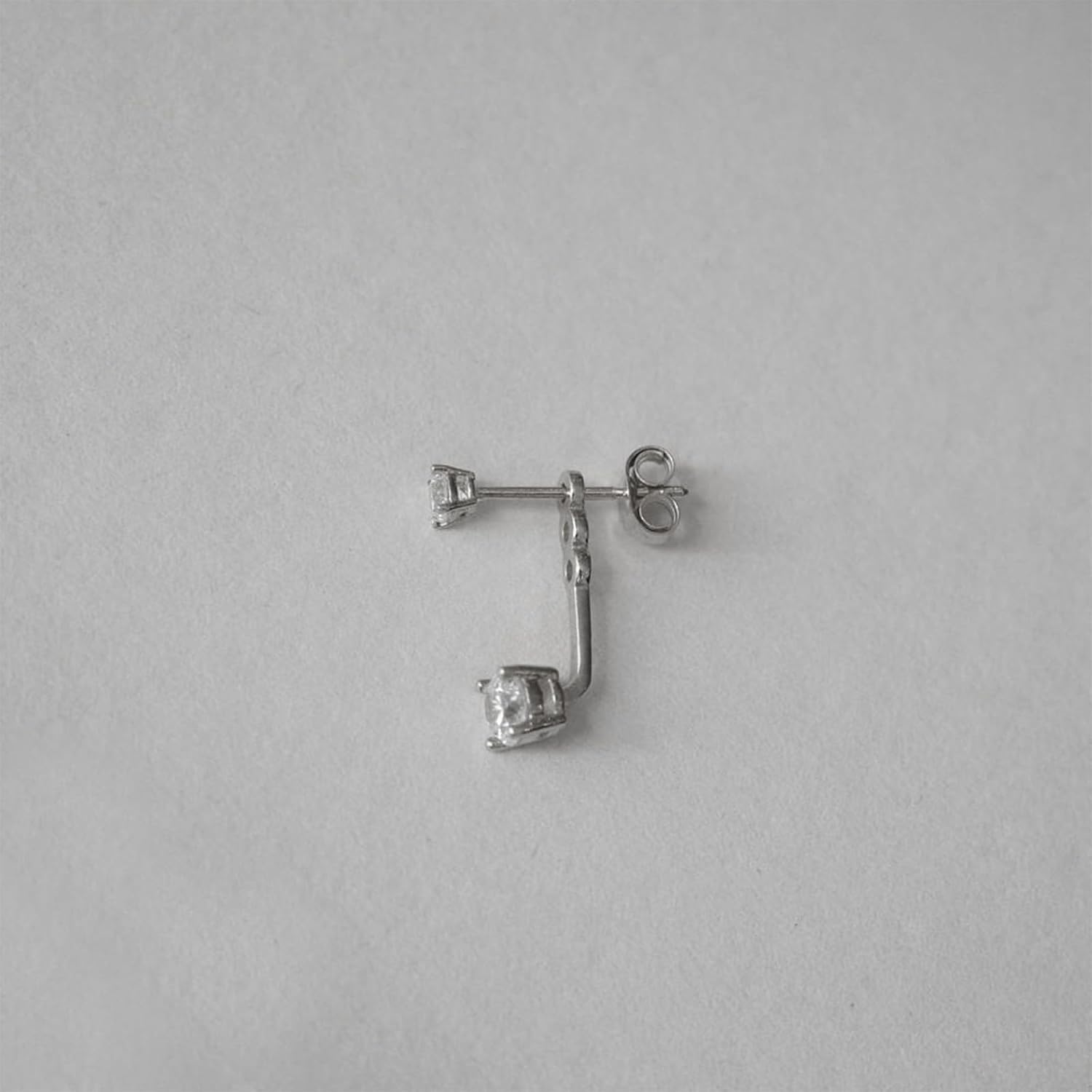 Silver Hoop Earrings Set for Women Dainty Studs Earrings Rhinestone Hoop Earrings Piercing Cartilage Earrings Hypoallergenic Small Hoop Earrings Jewelry Gift for Women - Image 7