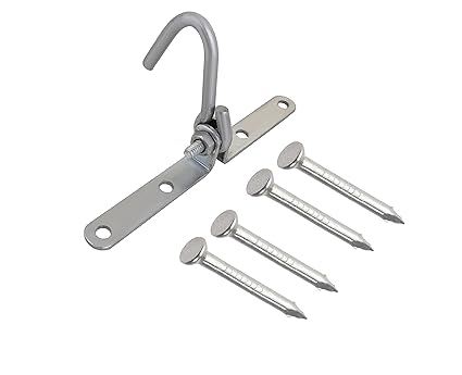 ZONVER Ceiling Fan Hook for Roof, Chandelier Hook Hanger, (Heavy Duty) for Hanging Ceiling Fan or Jhoomer,Baby Swings, Ropes(1 Hooks)