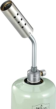 CAMPINGMOON Kitchen Cooking Torch Grill Torch Charcoal Starter with Flame Control Valve for BBQ Campfire Fireplace MT-3915 Gas Fuel Not Included Isobutane Torch MT-3915-OD