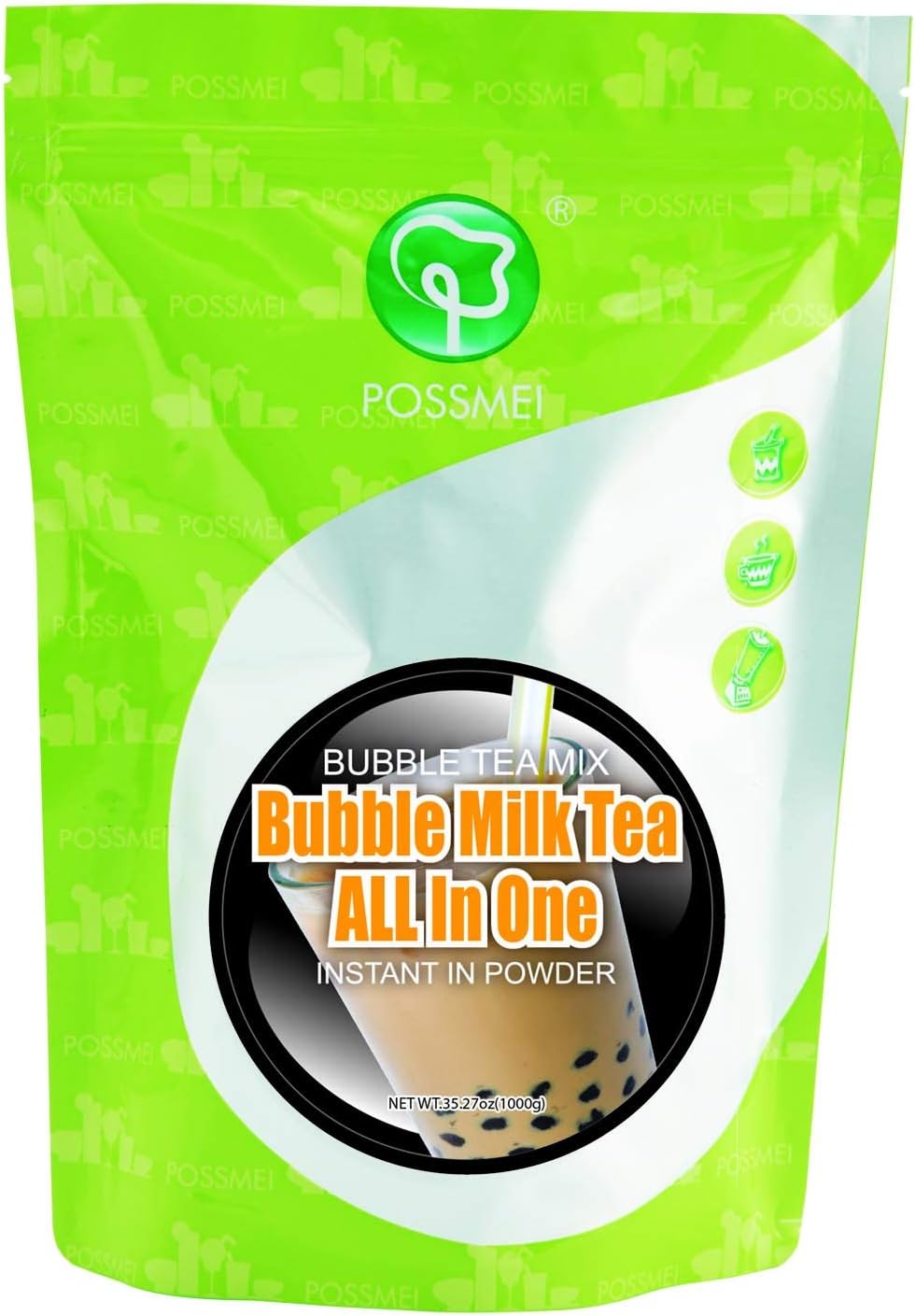 Bubble Tea Mix Instant Powder, Bubble Tea 3in1, 2.2 Pound