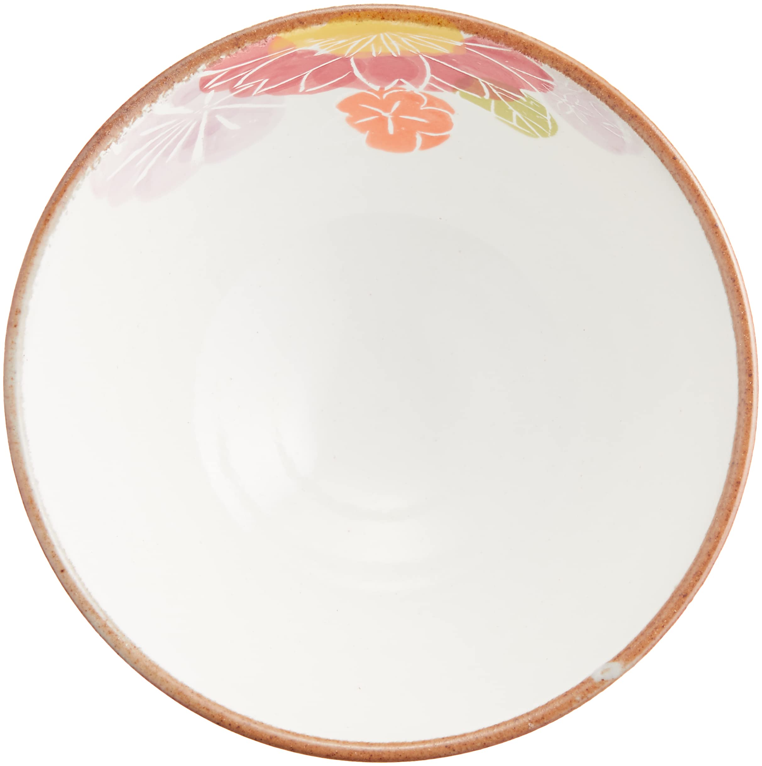 Amazon｜奥川陶器 波佐見焼 お茶碗 ご飯茶碗 飯碗 小 花更紗 赤 レッド