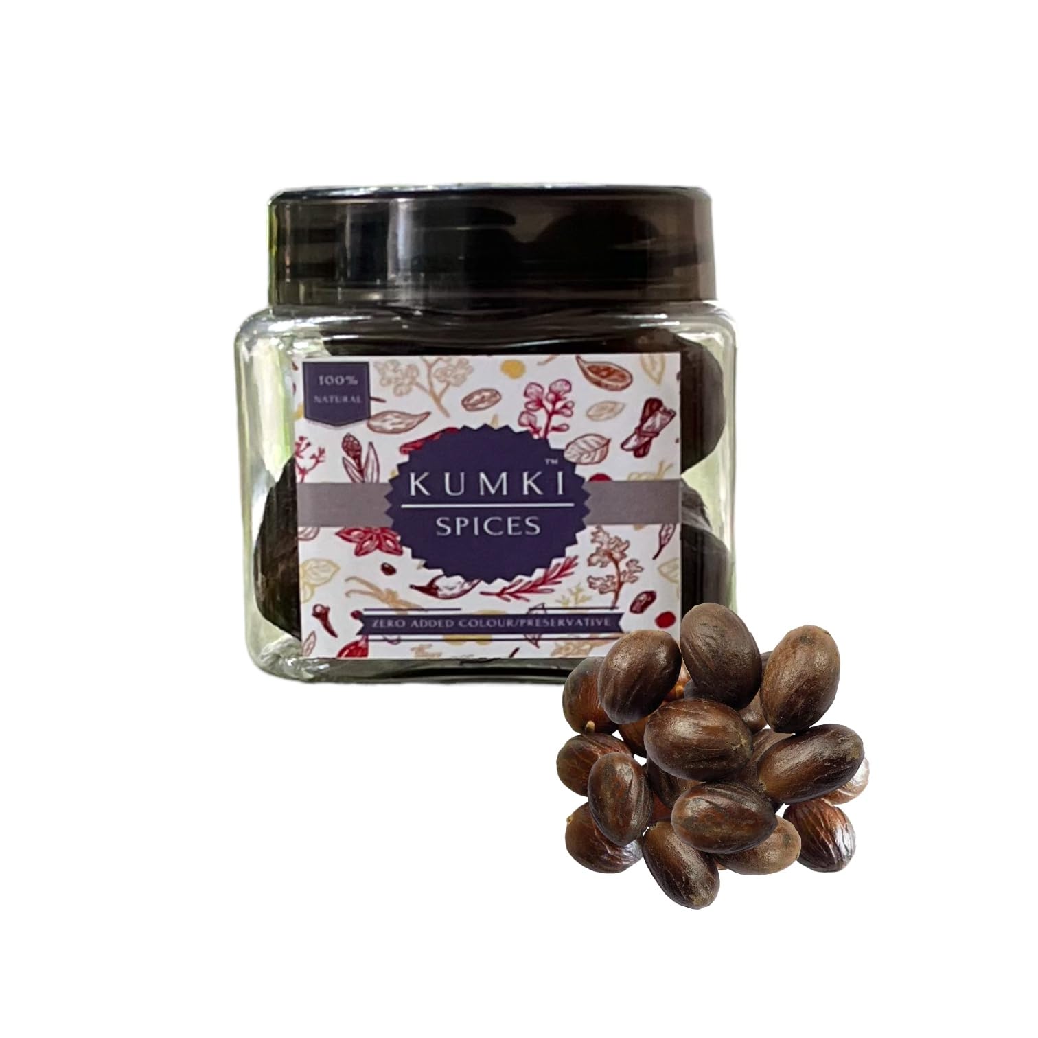 Kumki Spices - Whole Nutmeg, 50g, Jaiphal, Kerala whole spice, Jadhikkai, Premium Export Quality (B0D95NKWN2) Amazon Price History, Amazon Price Tracker