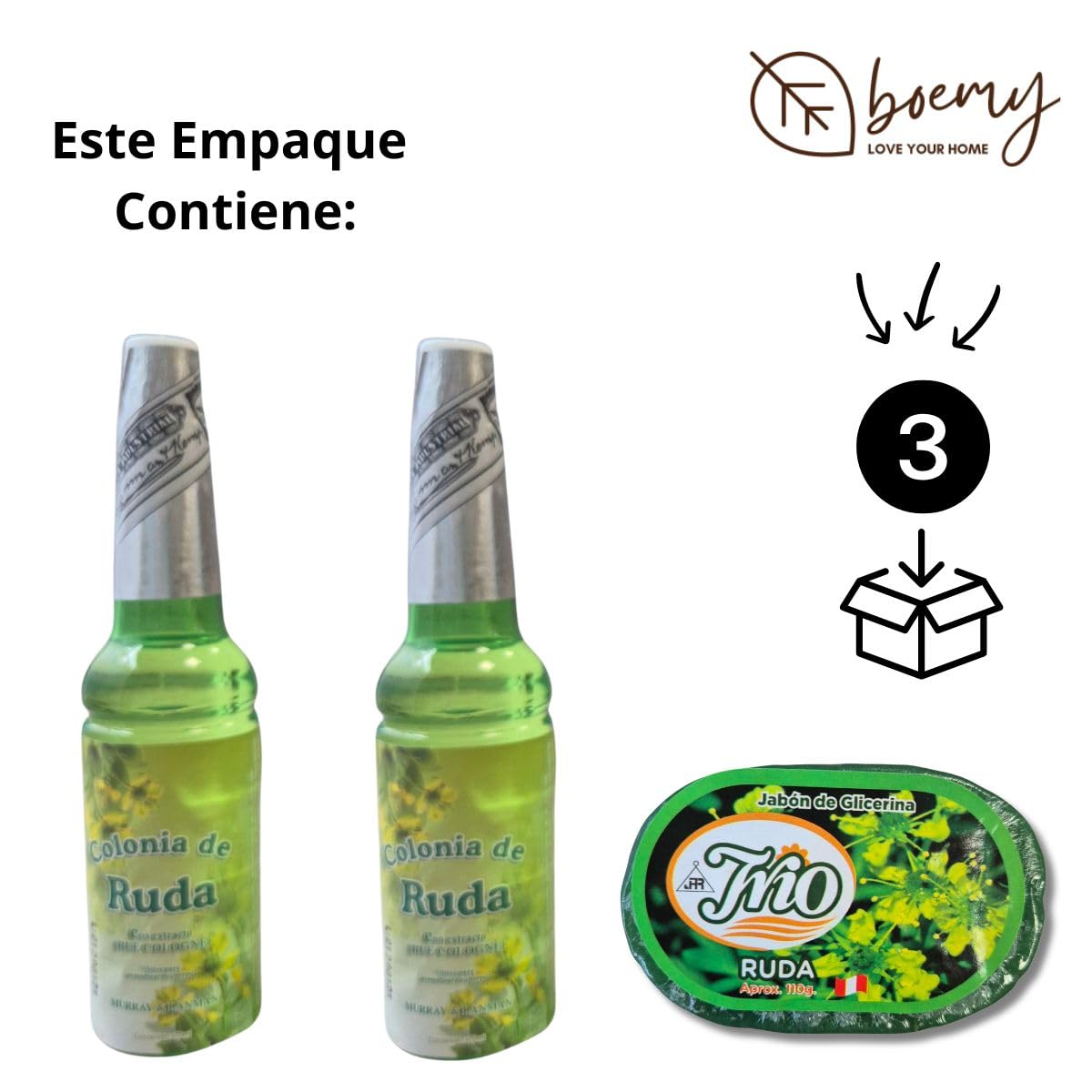 Ruda Esoteric Pack – 2 x woda Ruda Murray & Lanman 70 ml mini + mydło Ruda 95 g | Czyszczenie energii i ochrona