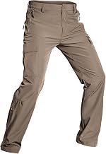 Wespornow Men's Outdoor Hiking Trousers, Summer Trekking Trousers, Breathable Outdoor Trousers, Stretch, Quick-Drying, Long Functional Trousers with 5 Pockets