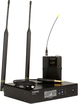 Shure QLXD14 Wireless System with Bodypack and WA305 Instrument Cable for Guitar/Bass