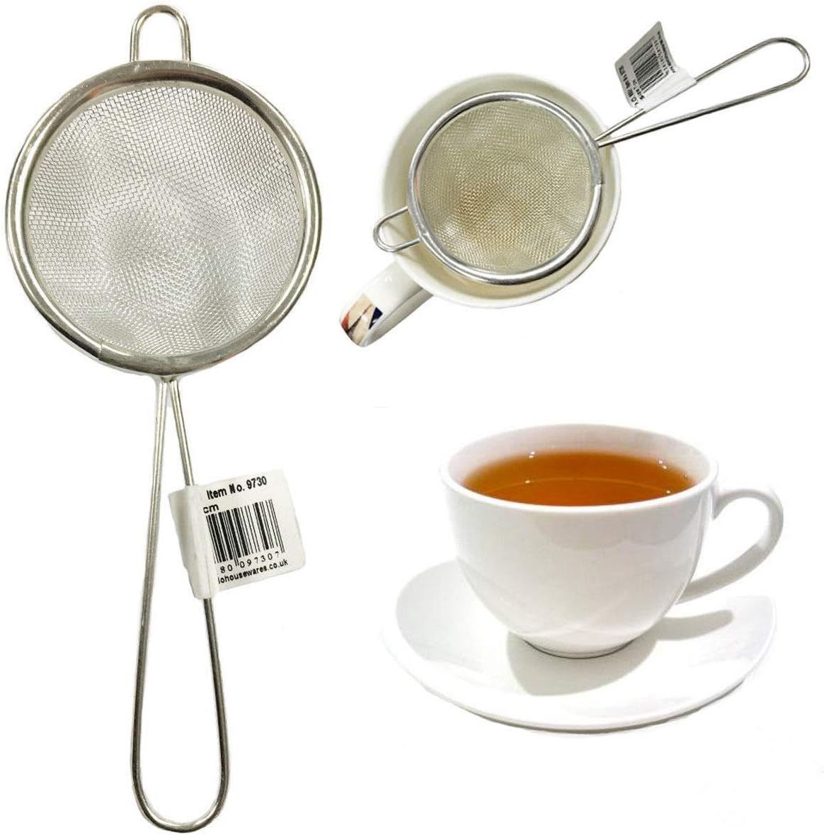 N/A All Metal Small Sieve, Tea Strainer, 7 cm