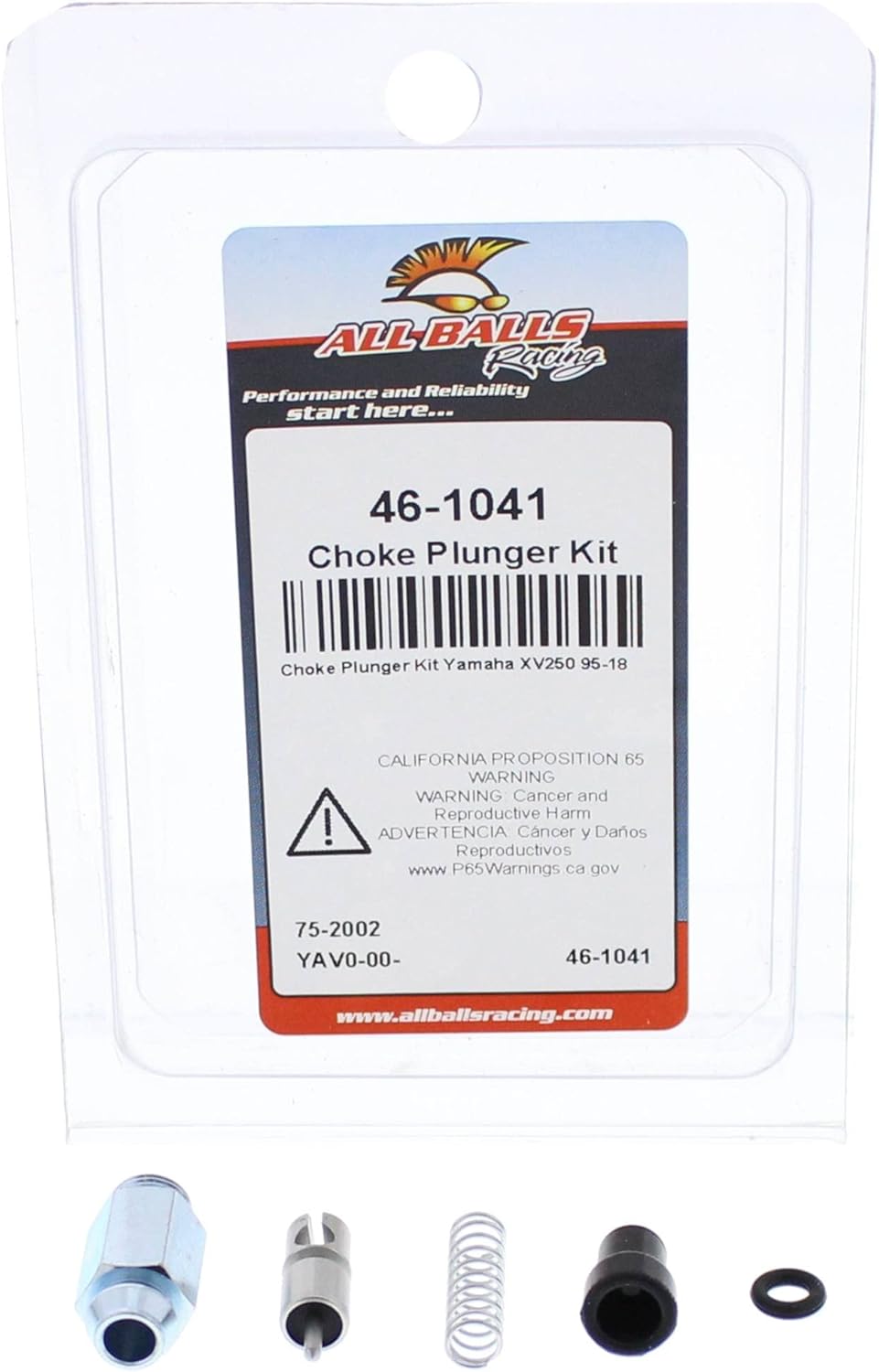 All Balls Choke Plunger Kit 46-1041 Compatible With/Replacement For Yamaha XV250 1995-2019
