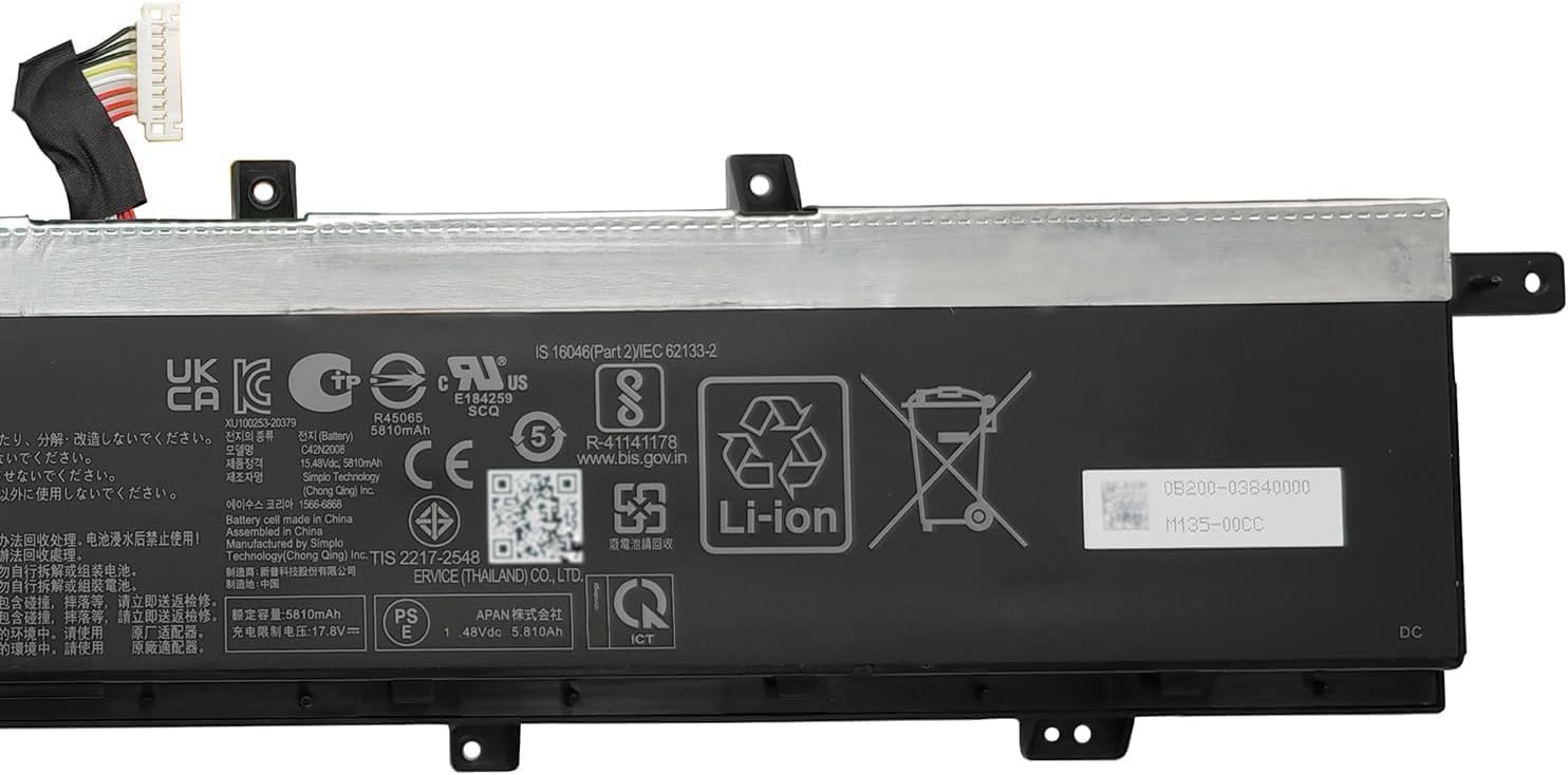 WeFly C42N2008 Laptop Battery Compatible with ASUS ZenBook Pro Duo