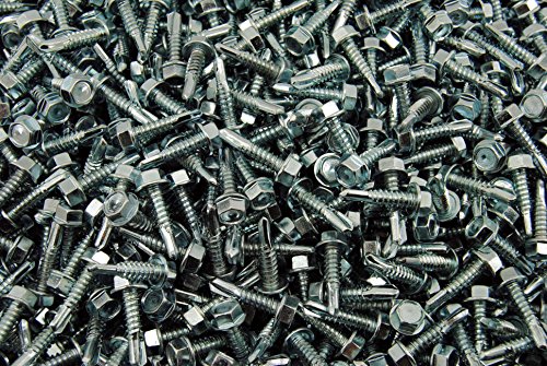 Tornillo auto-taladrante Hex Washer Head 1/4 x 1