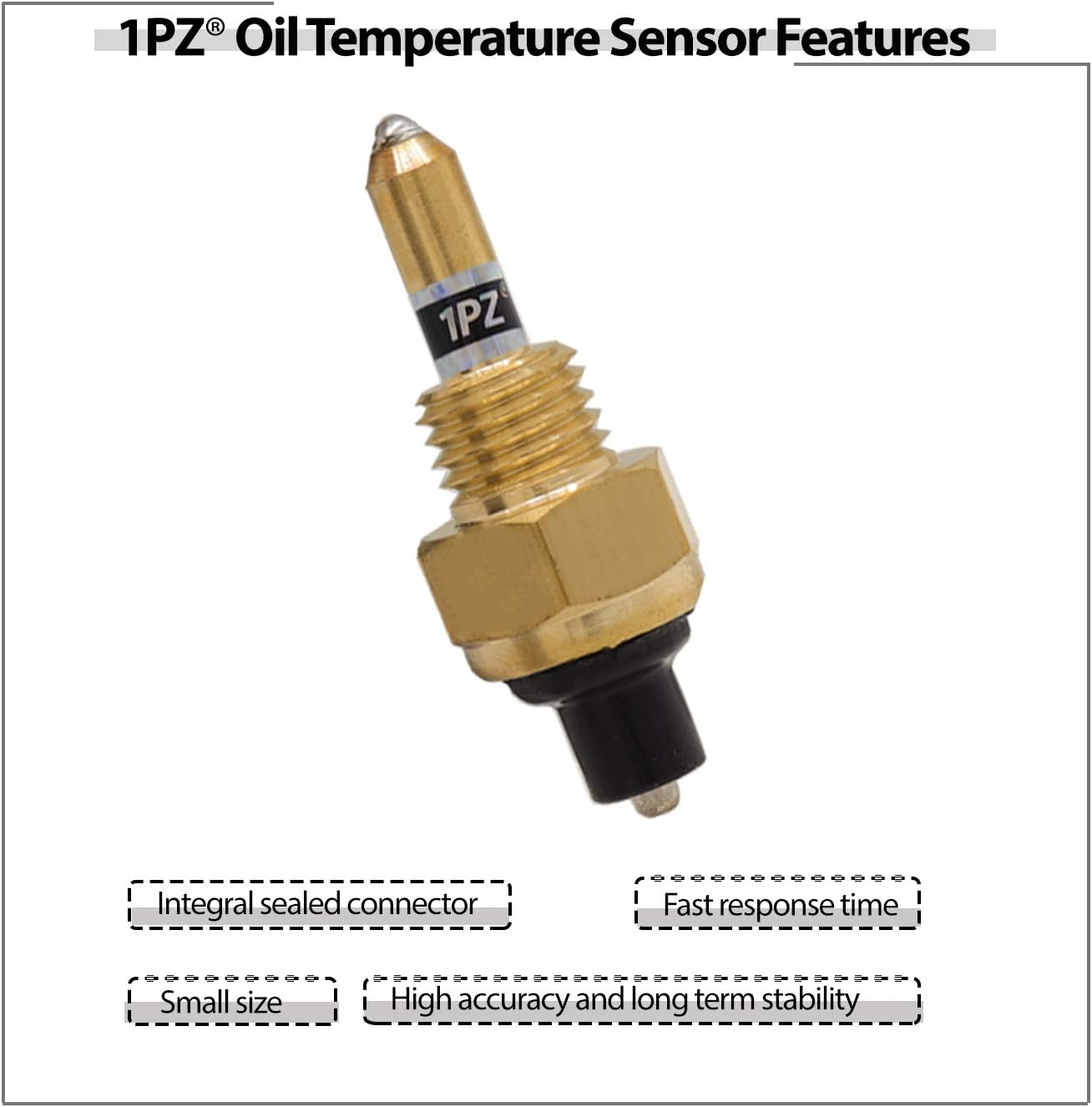 1PZ TX4-S05 Oil Temperature Sensor Replacement for Honda TRX300 350 400 450 500 Foreman 350 400 450 500 Rubicon 500 FourTrax 300 350 Rancher 350