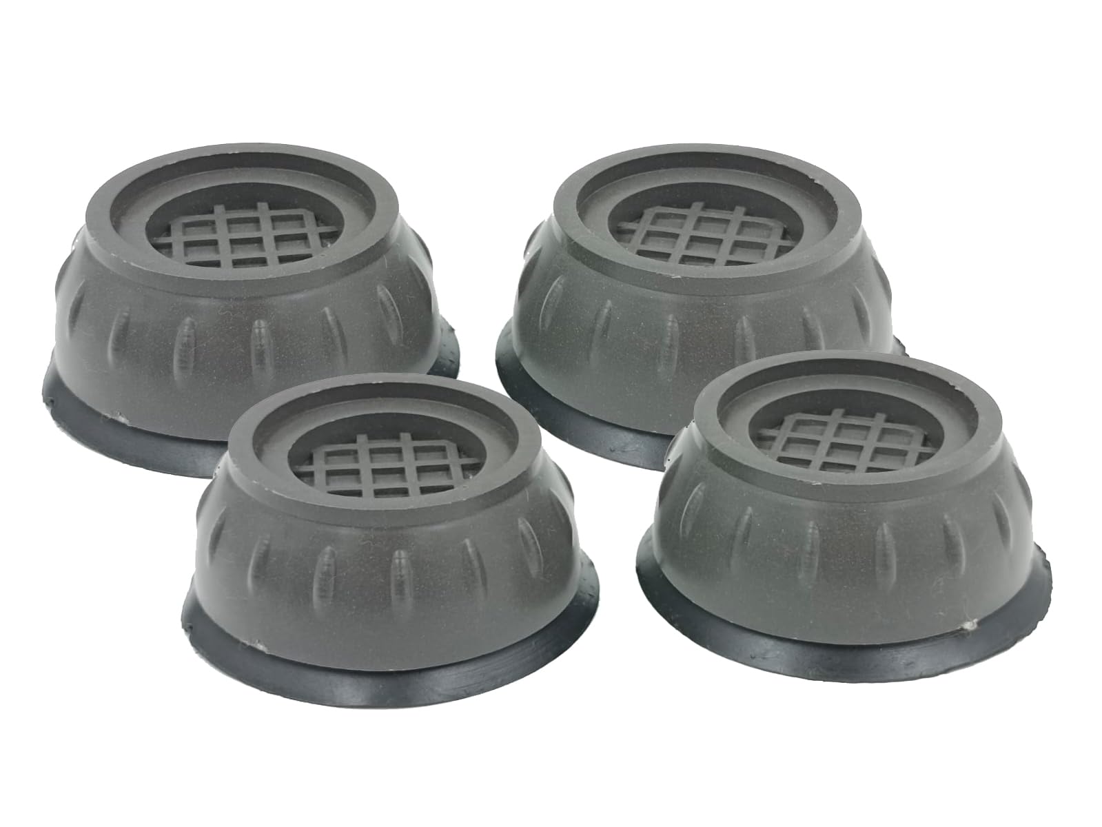 GenericAlligator Hub Washer Dryer Anti Vibration Pad with Suction Cup Feet, Fridge Washing Machine Feet Pads Leveling Feet Anti Walk Pads Shock Absorber Furniture Lifting Base(4 Piece) (Pack of 4)