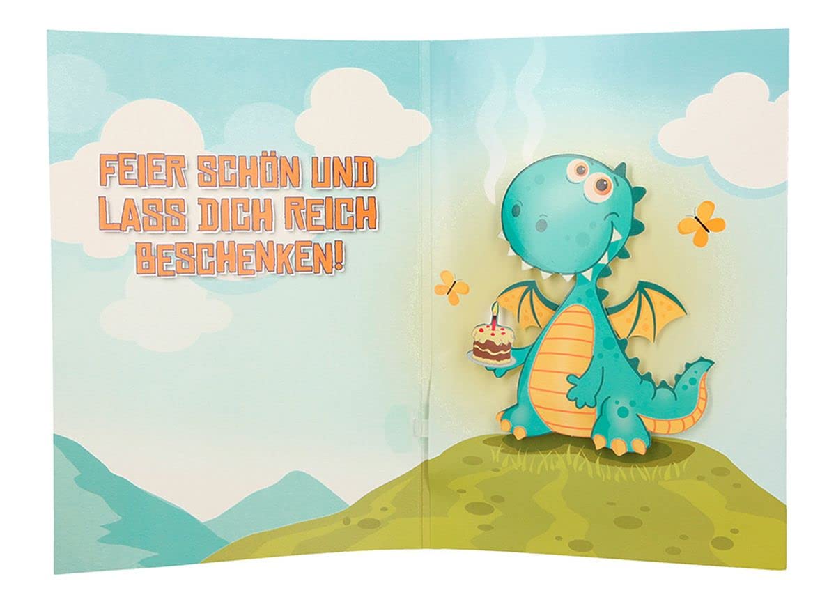Depesche Biglietto Di Auguri Musicale Per Compleanno - Formato 14,8x21 Cm, Con Effetto Sorpresa E Busta Inclusa - Carta Di Qualità, Design Allegro