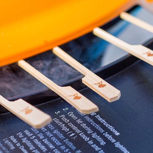 Miniatura 5 de Weber 6608 - Juego de 25 brochetas de bambú originales, color plateado