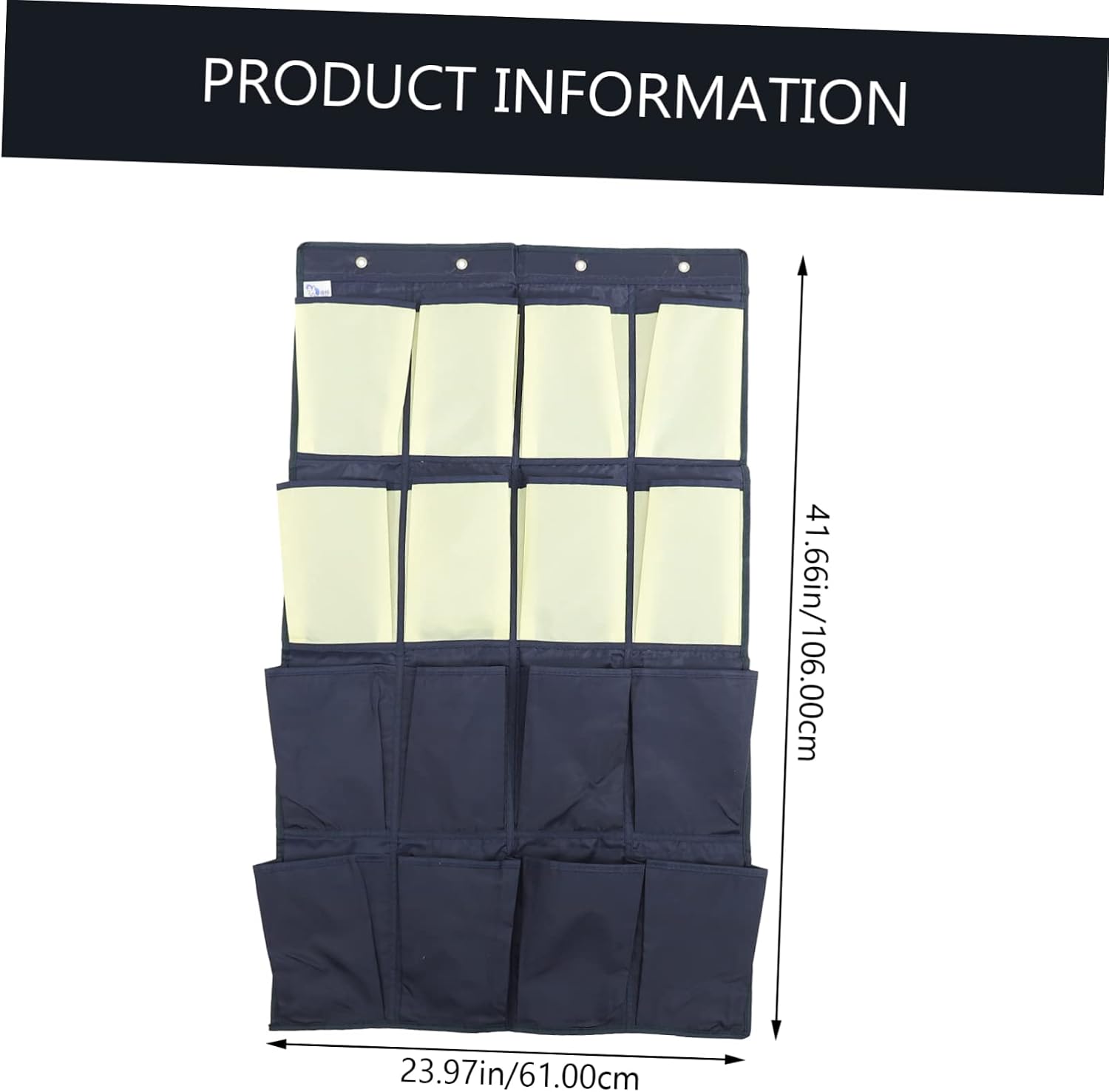 Hanging Shoe Organizer Pouch Over the Door Storage for Closet and Bathroom Oxford Easy Installation Space Saving Design