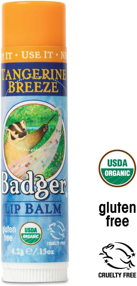 Badger Lip Balm Stick-Tangerine Breeze image 2
