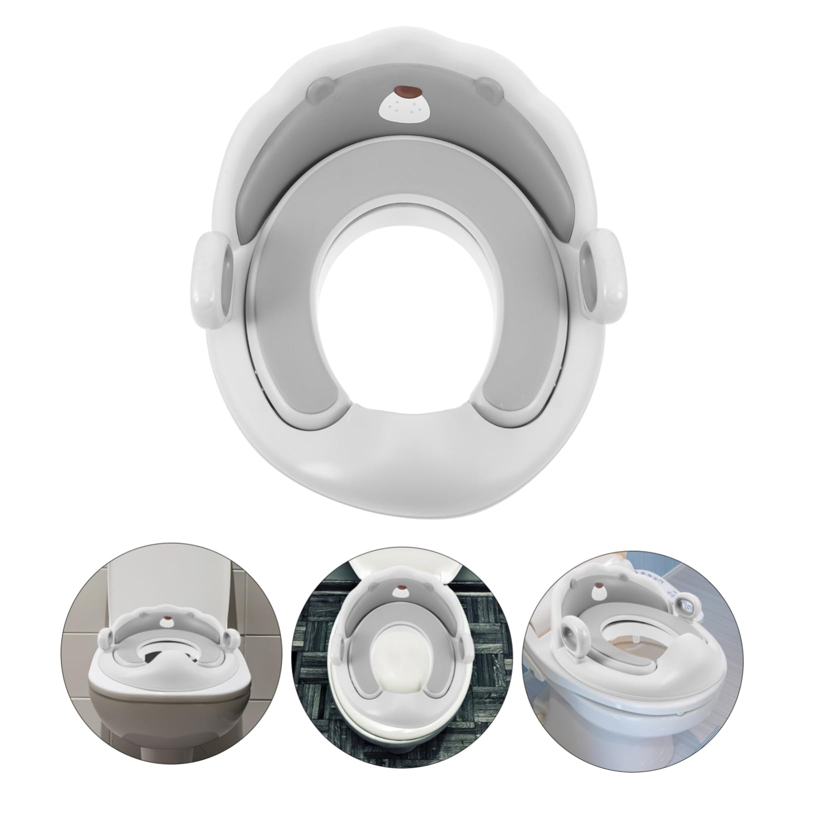 TOYANDONA Seggiolino Wc Per Ragazzo Ragazza in Pp e Tpe Seduta Ergonomica Adattabile e Durevole Accessorio Bagno Per Toddler Toilet Training e Miglioramento Autonomia Ragazzo Ragazza Design