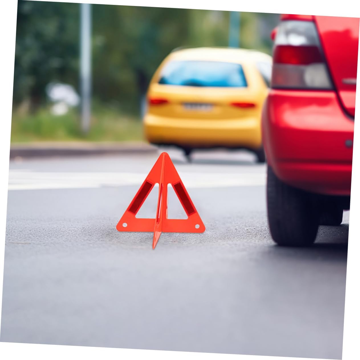 3pcs Emergency Roadside Safety Kits Triangle Warning Sign Reflective for Vehicles Flairs