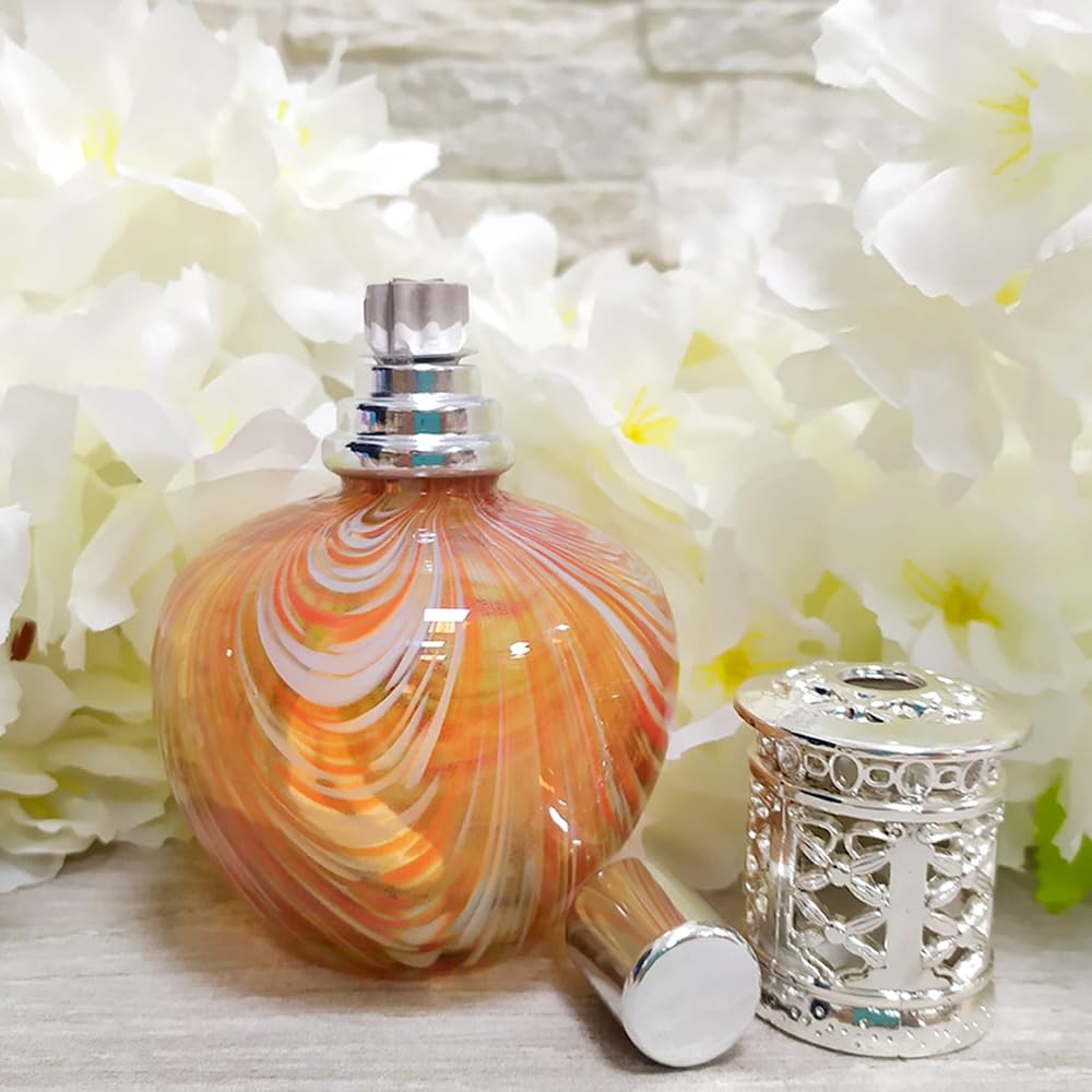 Pack Ahorro Lámpara Catalítica Orange Waves + Fragancia Aroma Lemon Cake 500ml. Elimina Malos olores e impurezas, perfuma y Limpia.