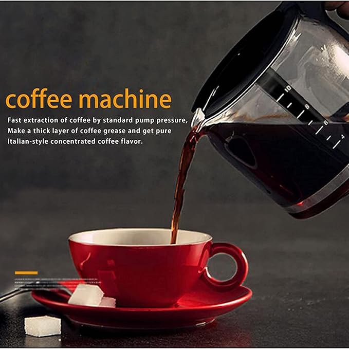 Cafetera de Vapor con Espumador de Leche 800W, Ideal para Capuchinos y Lattes miniatura 5