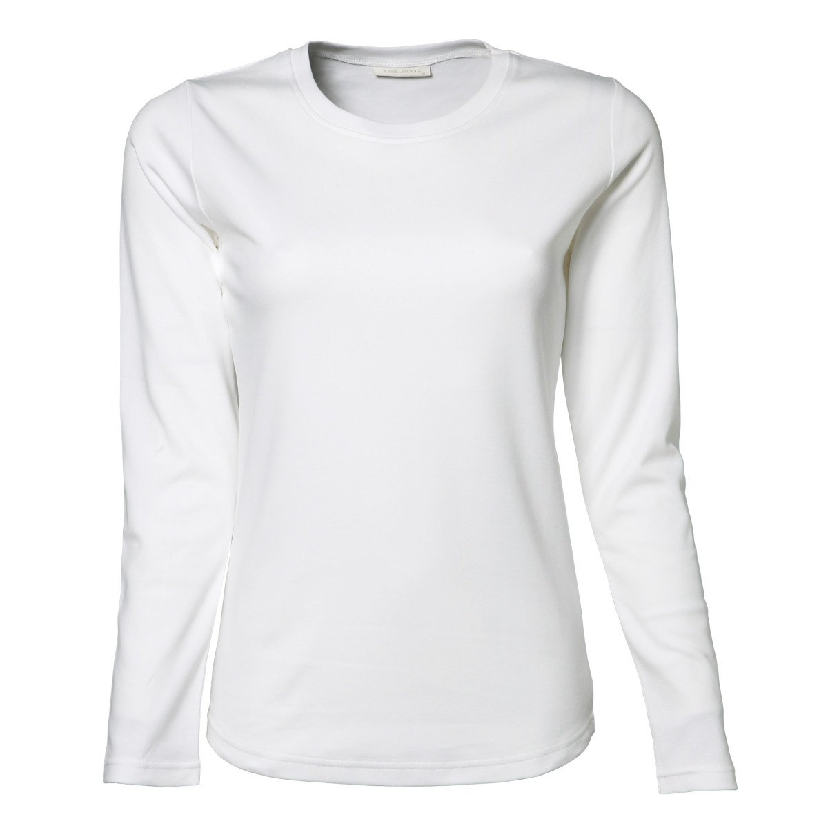 Tee Jays Lady Long Sleeve Interlock Tee - White - M