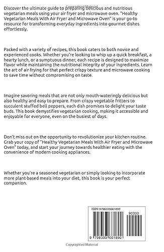 Healthy Vegetarian Meals: With Air Fryer and Microware Oven (NEW POCKET WISDOM)
