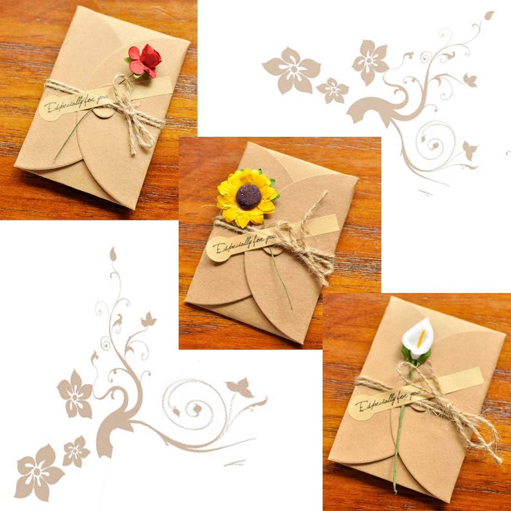 AECIH Thank You Cards - 50 Pack All Occasion Greeting Cards, Birthday Invitations, Envelopes