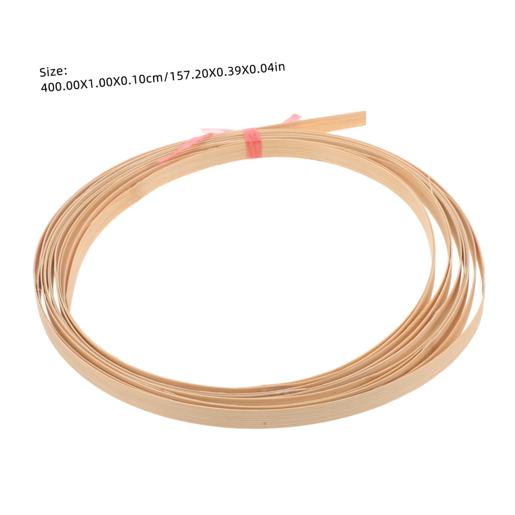 Veemoon 2 Rolls Material Making Strip Cane Woven Square Strip for Material Flat Strips Weaving Large Crafts Natural Weave Slat Strip Beige