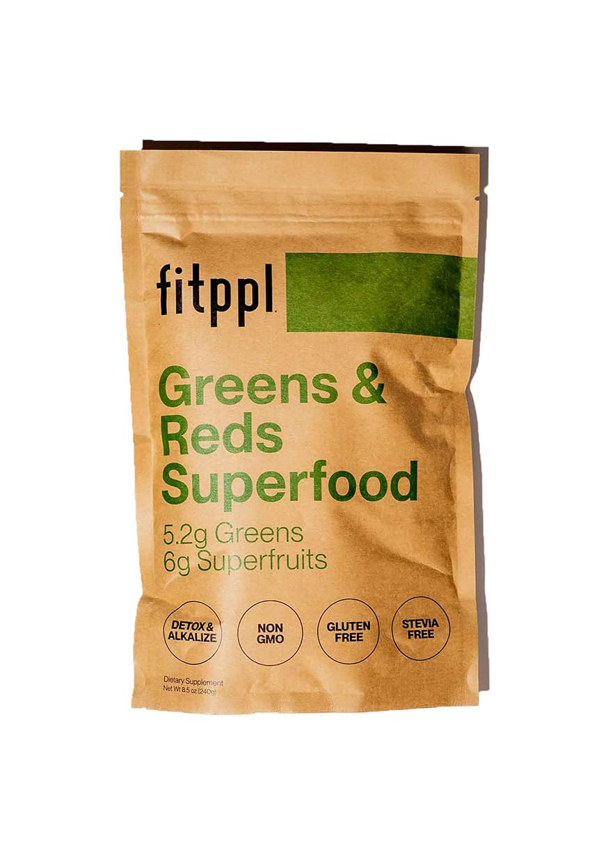 Organic Greens Superfood Powder & Super Reds w/Camu Camu, Chlorella, Spirulina, Moringa Powder for Immune Support & Gut Health | Sustainable, Stevia & Gluten Free, Daily Greens Supplement