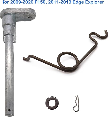 Miniatura 2 de Pasador de bisagra de puerta de combustible con resorte de puerta de gas para 2015-2020 F150 Tapa de gas suelta reparación permanente