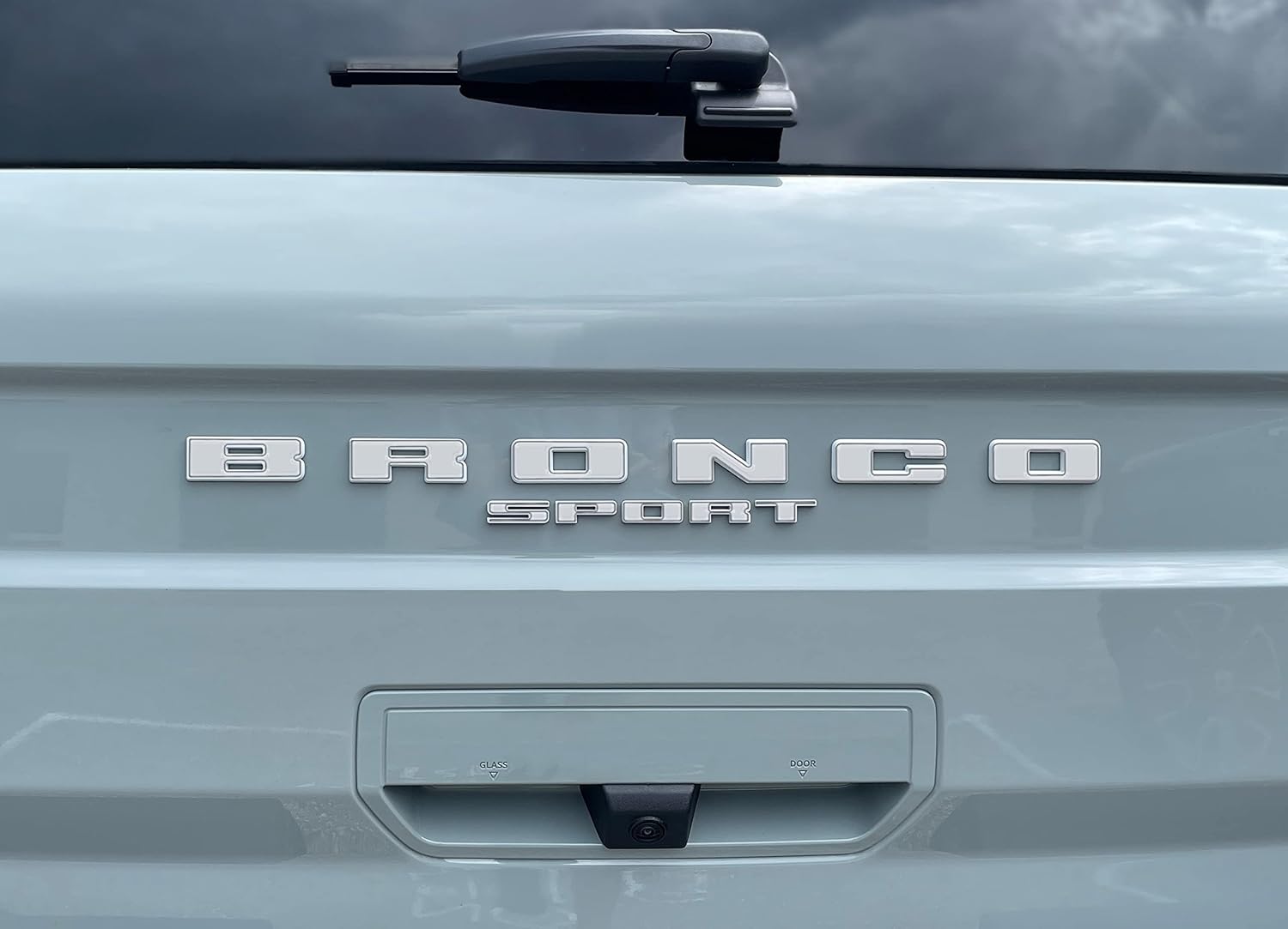 Rear Liftgate Letter Overlays - Compatible with 2021-2026 Bronco Sport