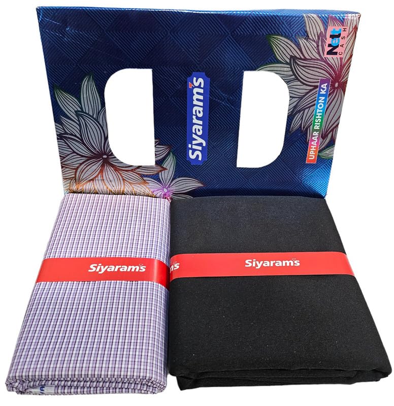 siyaram's Shirt & Trouser Fabric in Box Packing (Shirt-2.35 m, Pant-1.25 m)-picture-44