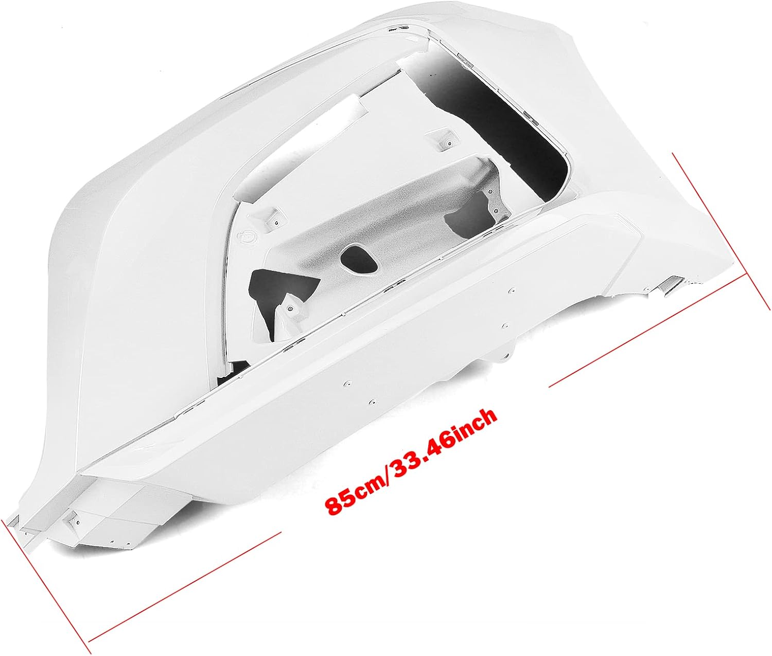 Front Bumper Surround Molding Cover Trim For Honda Accord 10th 2018-2021 YOFER White