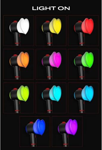 The-Boyz Official Light Stick Version 2 - Light Sticks for Fan Meetings/Concerts - Includes Strap, Official Photocards + Extra Photocards