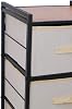 Digithome Metal 4 Drawer Cabinet Organizer Multi-Purpose Organizer Dresser Black MRS-021