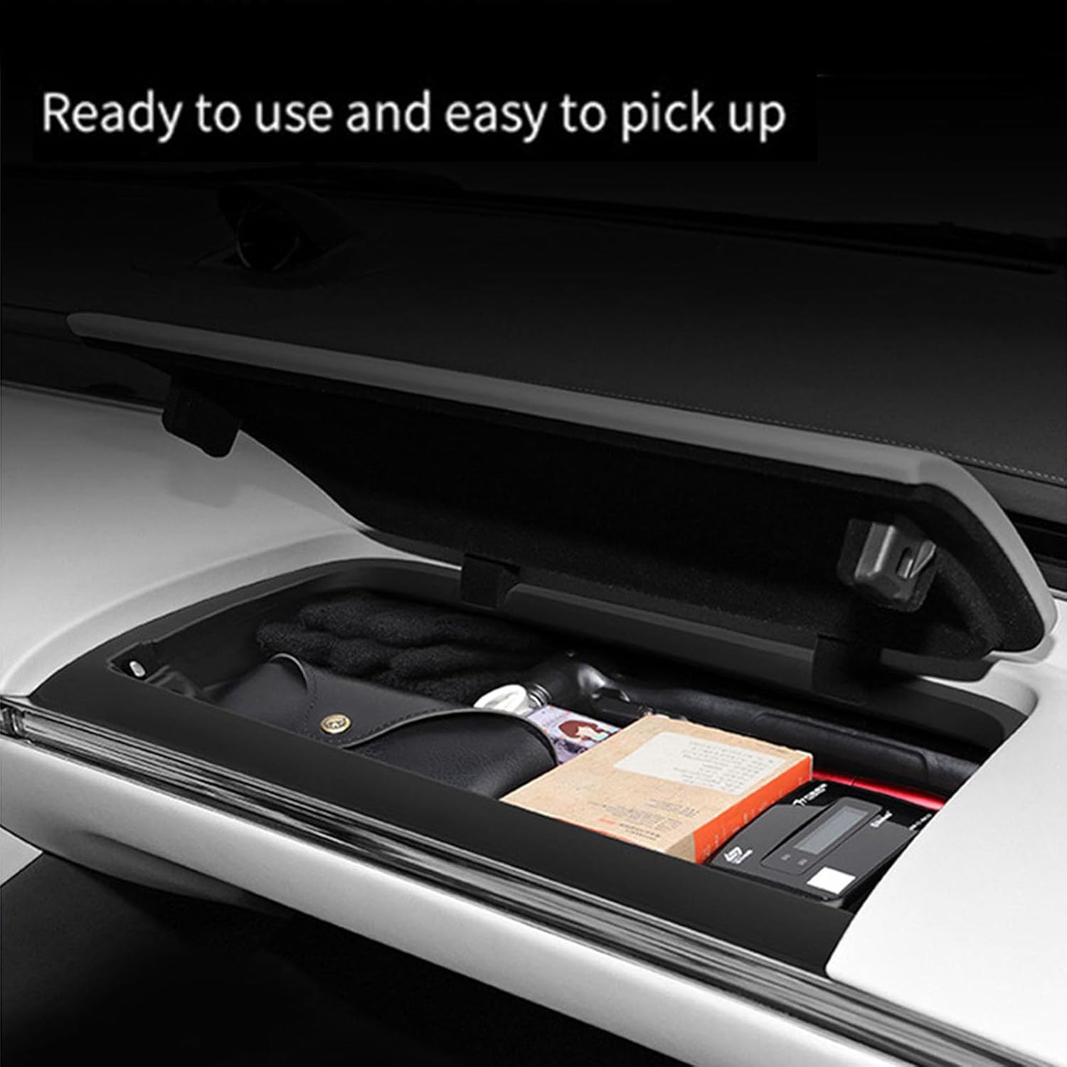 Automotive Accessories, Silicone Mat Passenger Side Storage Organizers Pad Flexible Anti Slip Mat Soft Pad Interior Accessories