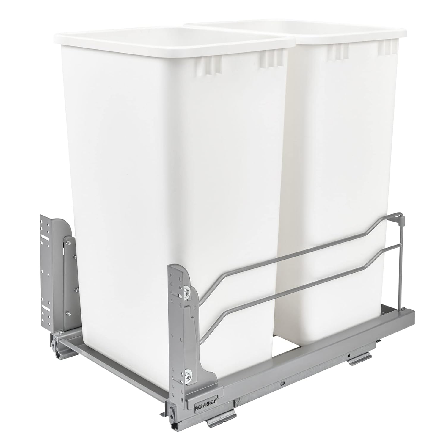 Rev-A-Shelf Double Pullout Trash Cans (50 qt)