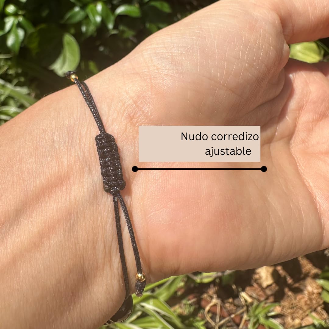 Genérico Pulsera Piedra de Luna Natural – Intuición & Armonía Interior | Joyería Hecha a Mano en España | Plata 925 | Ajustable Unisex | Regalo Elegante