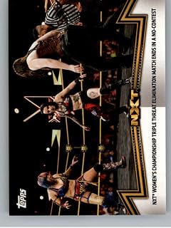 2018 Topps WWE Women's Division Evolution Memorable Matches and Moments #NXT-9 Women's Championship Match Ends in a No-Contest NM-MT