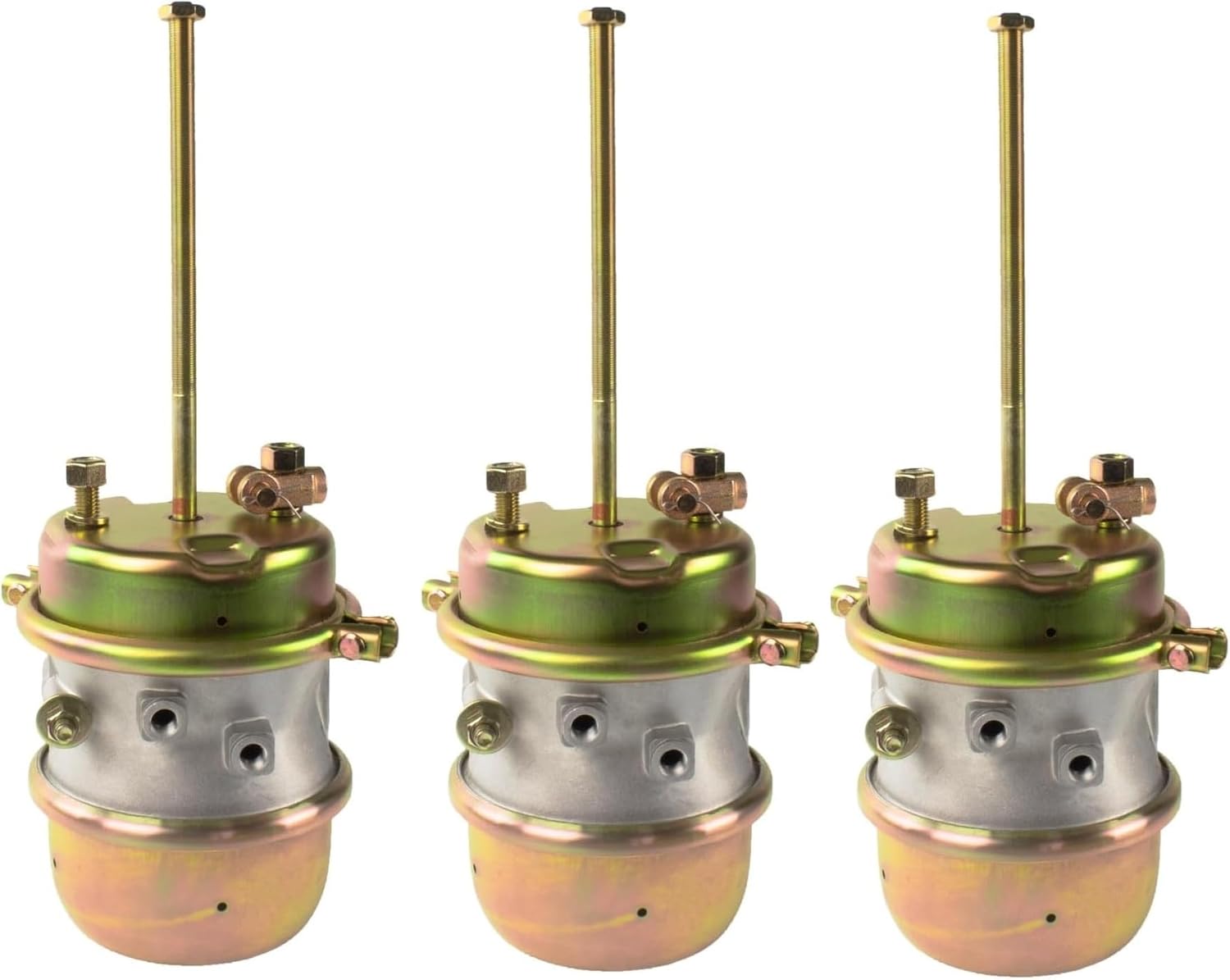 Air Brake Chamber Type 30/30, 3" Long Stroke Tandem with 15" Rod Universal Push Rod Includes Clevis & Hardware Replaces Bendix NT3030ELS-80 Freightliner ABP N42A 23030C3D/3LR3030CD/S-17204 (2-Pack)