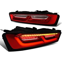 Auto Dynasty 3D LED Tail Lights Assembly for 16-18 Chevy Camaro Coupe, Red | Auto Dynasty Sequential Turn Signal 3D LED Tail Lights Assembly for 16-18 Chevy Camaro Coupe, Driver and Passenger Side, Red