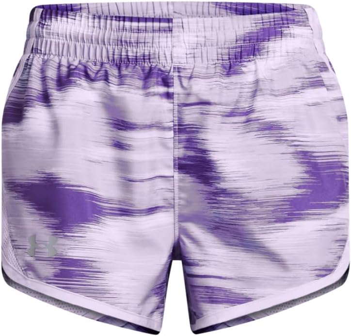 Under Armour Girls Fly By Printed Shorts