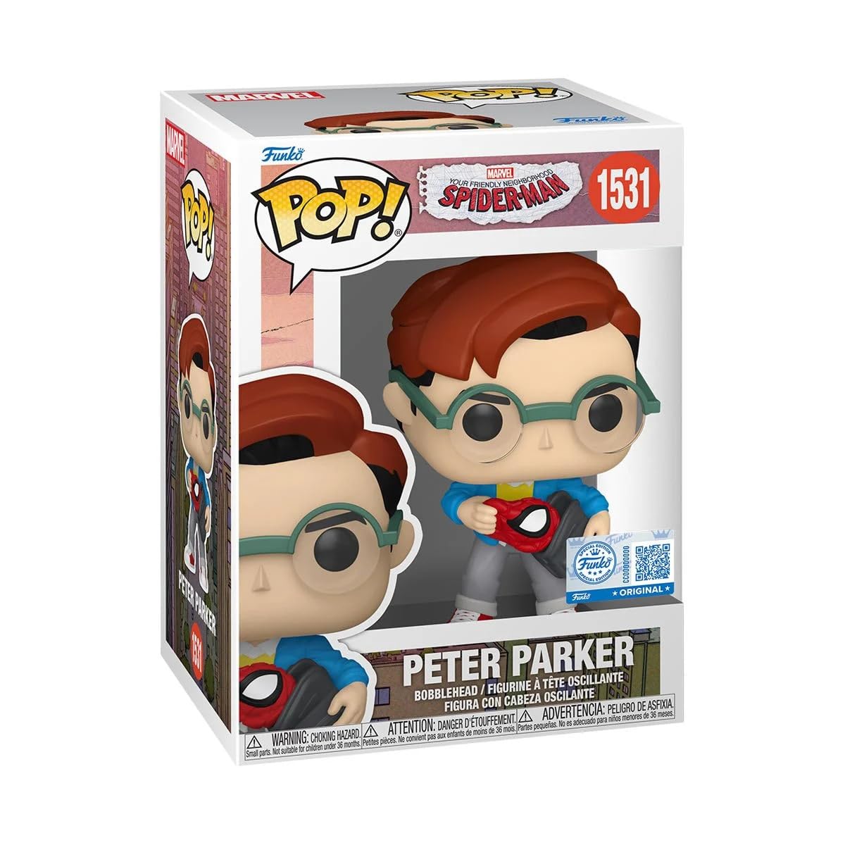 Funko Pop! Peter Parker (Holding Backpack)