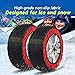 Tzrknwpa Automotive Snow Socks for Chrysler 300 300C 2005–2023, Snow Socks for Tires, Car Anti-Slip Products, Easy to Install,6003