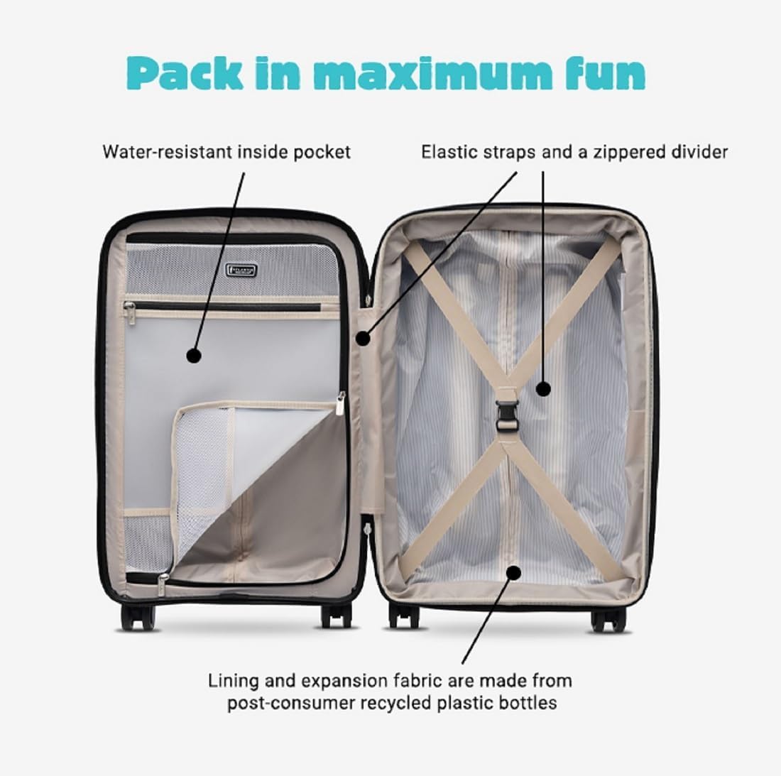 Atlantic Carry-on Expandable Hardside Spinner