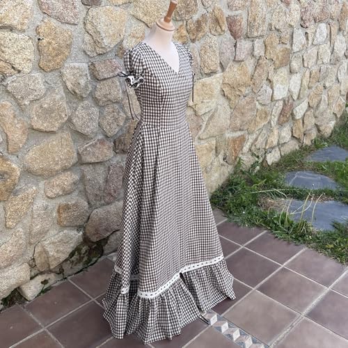 Miniatura 3 de Patrón De Costura: Vestido Flamenco De Mujer Para Romería - Tutorial En Vídeo Y Patrón Multitalla En Papel Tallas 36 A 52 Para Hacerlo Tú Misma.